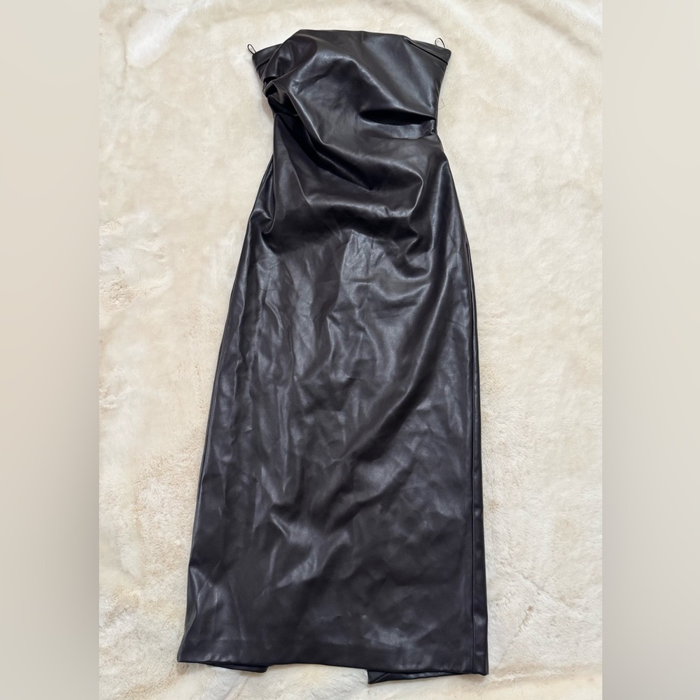 Zara Strapless Black Dress